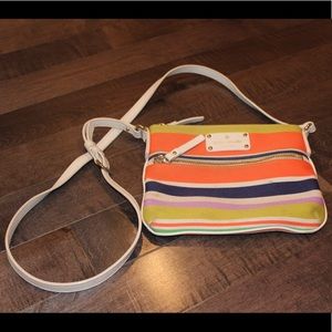Kate Spade Multicolored Stripped Satchel